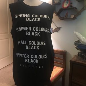“If you love the color black” comfy tank